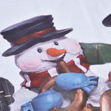 Digital Printing Blackout Curtain Snowman Pattern Blind Shade Window Drapes for Bedroom Living Room170x200cm Christmas Style 2 - Extra Image
