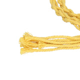 3pcs Net Bag Necklace Empty Stone Holder Rope Replacement Adjustable Necklace Cord for Crystals Quartz Stone HolderYellow - Extra Image
