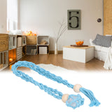 3pcs Net Bag Necklace Empty Stone Holder Rope Replacement Adjustable Necklace Cord for Crystals Quartz Stone HolderLight Blue