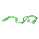 3pcs Net Bag Necklace Empty Stone Holder Rope Replacement Adjustable Necklace Cord for Crystals Quartz Stone HolderGreen - Extra Image