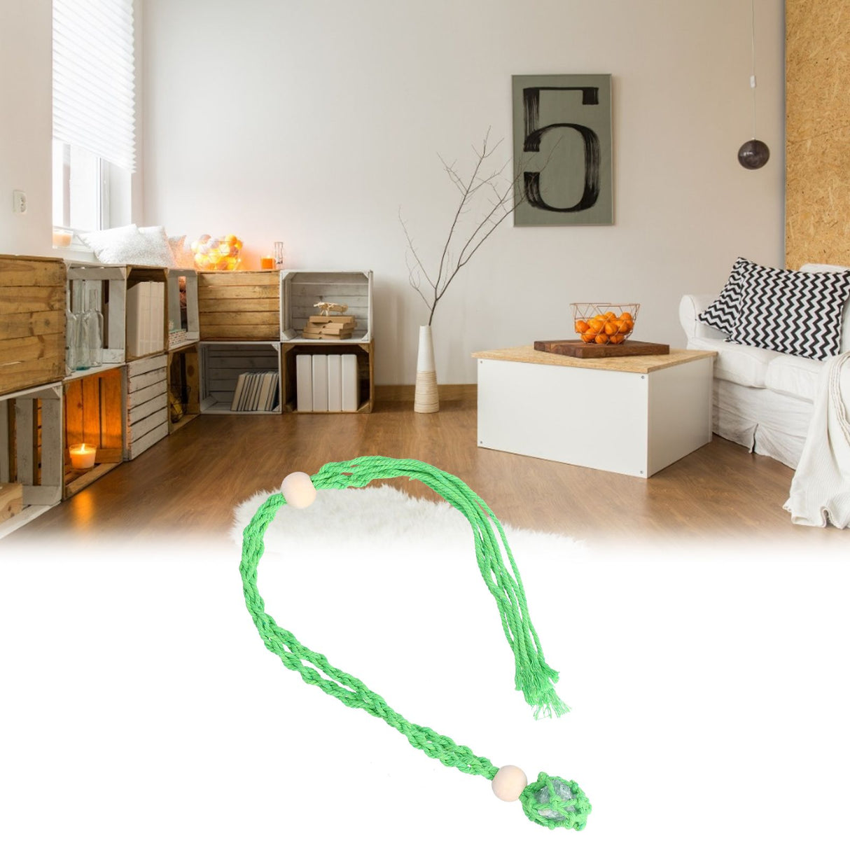 3pcs Net Bag Necklace Empty Stone Holder Rope Replacement Adjustable Necklace Cord for Crystals Quartz Stone HolderGreen