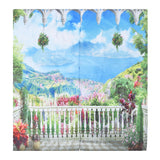 Polyester Fiber Window Curtain Innovative Digital Printing Hanging Blackout Curtain for Home Use150x166cm / 59.1x65.4in Type 24