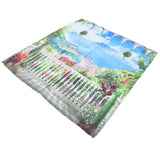 Polyester Fiber Window Curtain Innovative Digital Printing Hanging Blackout Curtain for Home Use150x166cm / 59.1x65.4in Type 24 - Top-Down View