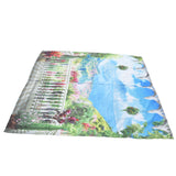 Polyester Fiber Window Curtain Innovative Digital Printing Hanging Blackout Curtain for Home Use150x166cm / 59.1x65.4in Type 24 - Rear View