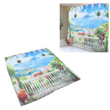 Polyester Fiber Window Curtain Innovative Digital Printing Hanging Blackout Curtain for Home Use150x166cm / 59.1x65.4in Type 24 - Extra Image