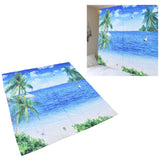 Polyester Fiber Window Curtain Innovative Digital Printing Hanging Blackout Curtain for Home Use170x200cm / 66.9x78.7in Type 36