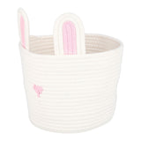 Storage Basket Rugged Lovely Small Bunny Attractive Decorative Home Furnishing Decoration - 45-Degree Angle