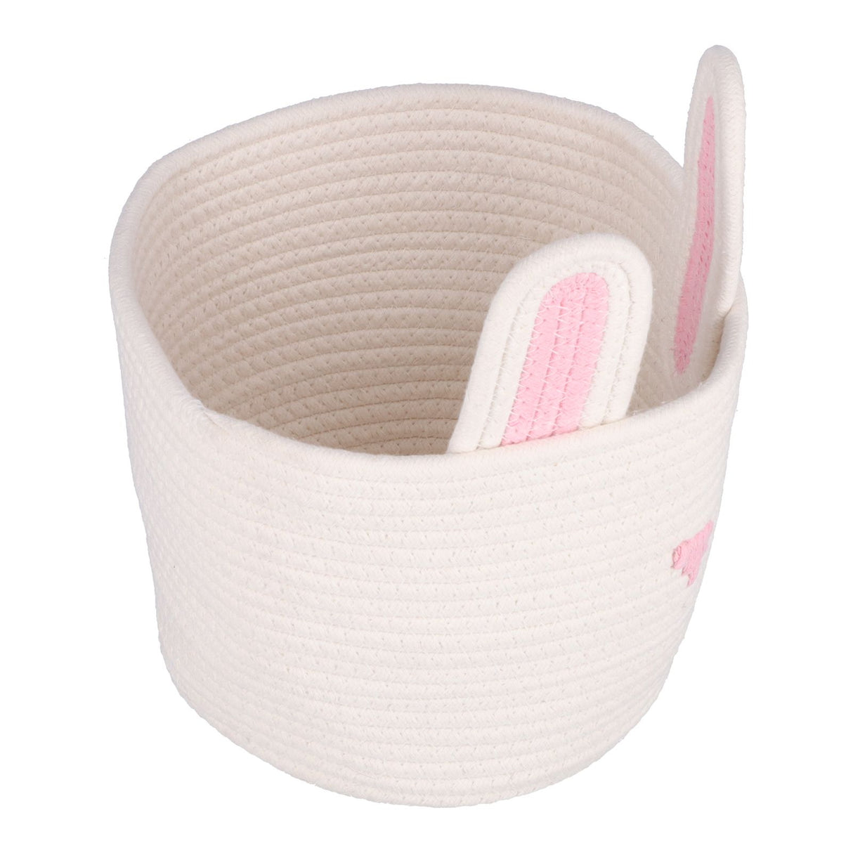 Storage Basket Rugged Lovely Small Bunny Attractive Decorative Home Furnishing Decoration