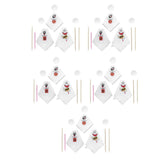 5Set Halloween Hanging Ghost Pumpkin Ghost Ornament Halloween Hanging Decoration for Festival - 45-Degree Angle
