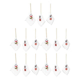 5Set Halloween Hanging Ghost Pumpkin Ghost Ornament Halloween Hanging Decoration for Festival - Rear View