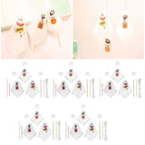 5Set Halloween Hanging Ghost Pumpkin Ghost Ornament Halloween Hanging Decoration for Festival - Extra Image
