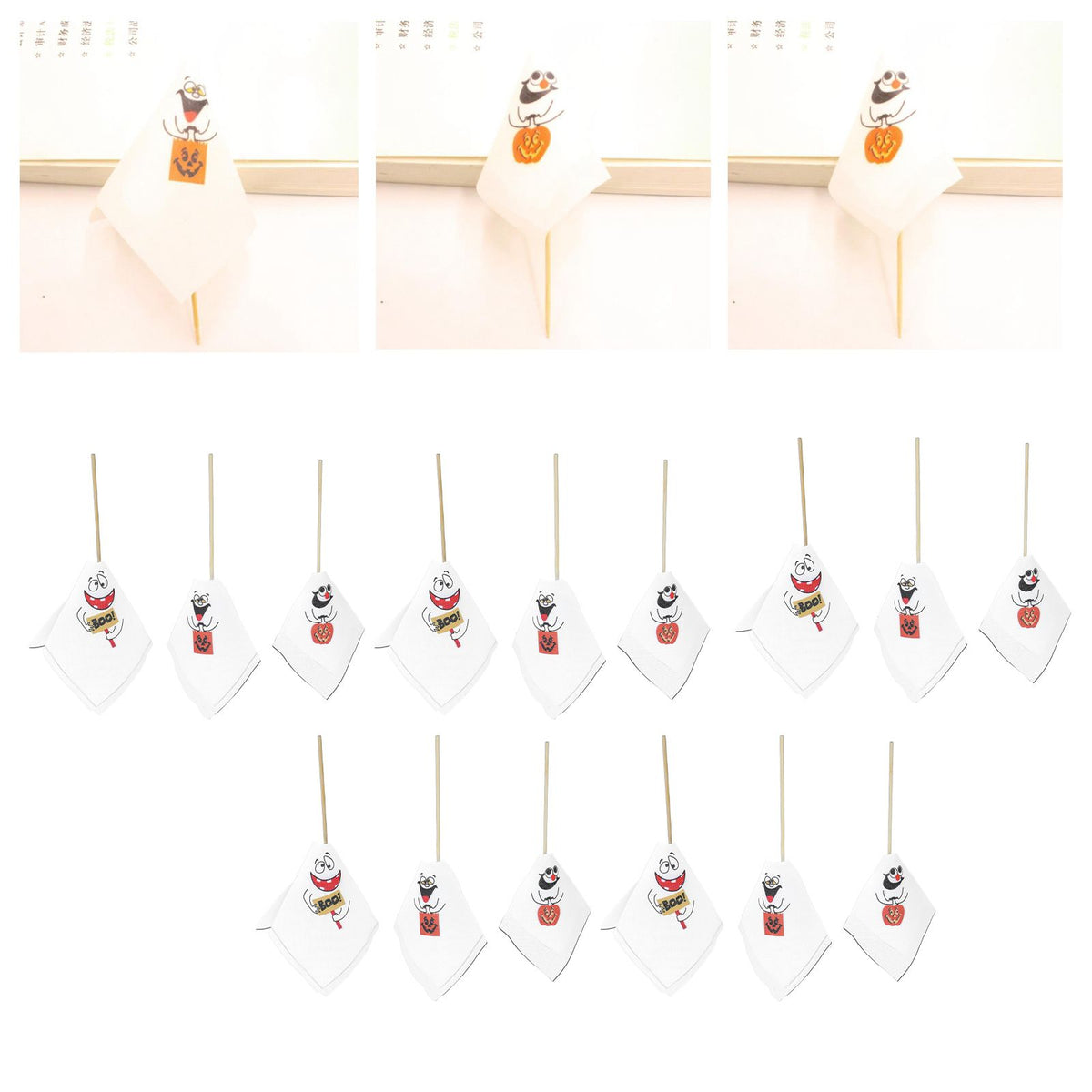 5Set Halloween Hanging Ghost Pumpkin Ghost Ornament Halloween Hanging Decoration for Festival