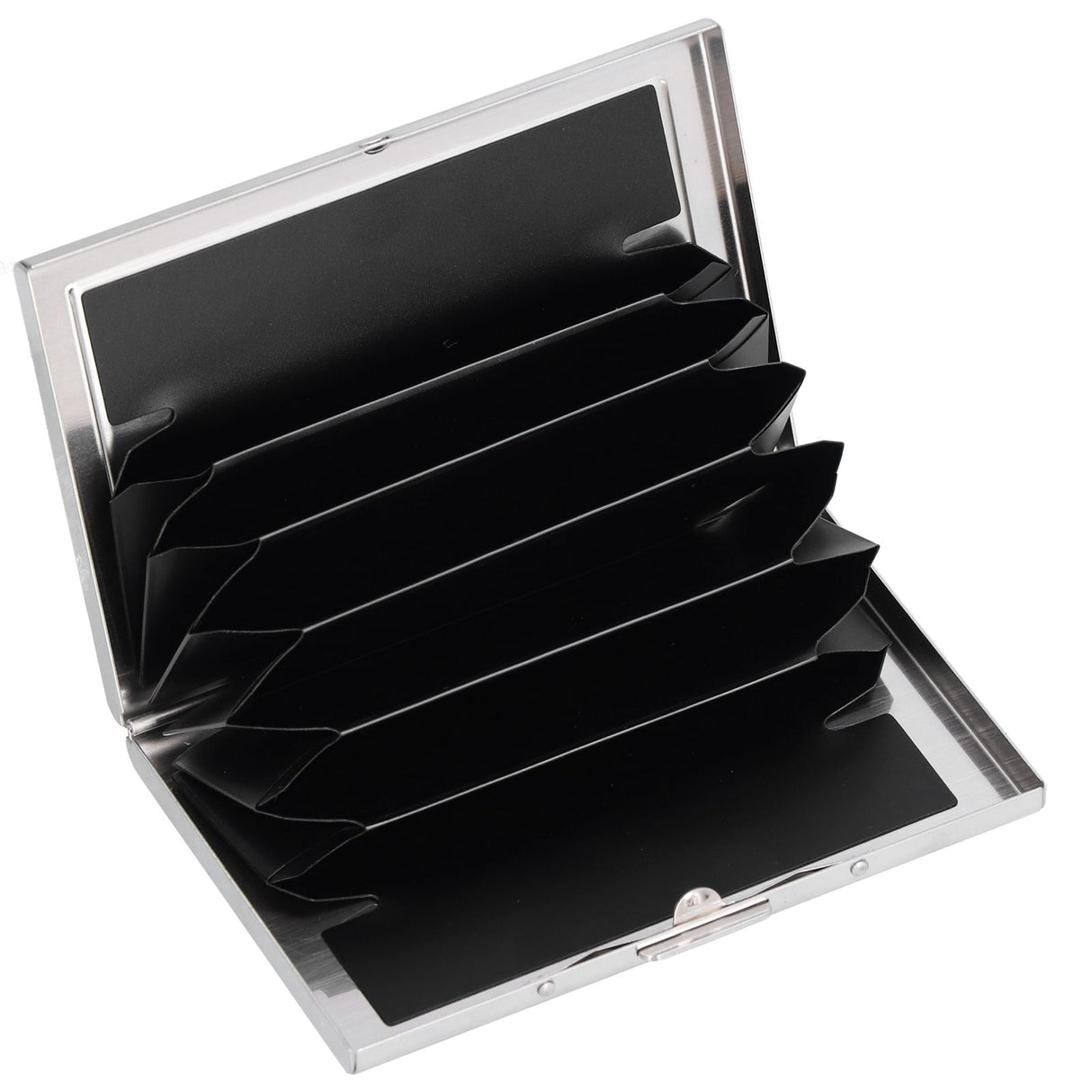 Wood Card Case Safe Bank Credit Card Box Portable Business ID Card Case Holder for Men WomenRosewood