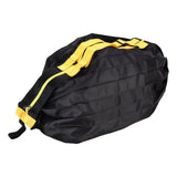 Stylish Reusable Shopping Bag Oxford Cloth Portable Foldable High Capacity Shoulder Bag Waterproof TotePure Black