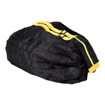Stylish Reusable Shopping Bag Oxford Cloth Portable Foldable High Capacity Shoulder Bag Waterproof TotePure Black