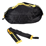 Stylish Reusable Shopping Bag Oxford Cloth Portable Foldable High Capacity Shoulder Bag Waterproof TotePure Black