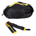 Stylish Reusable Shopping Bag Oxford Cloth Portable Foldable High Capacity Shoulder Bag Waterproof TotePure Black
