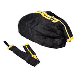 Stylish Reusable Shopping Bag Oxford Cloth Portable Foldable High Capacity Shoulder Bag Waterproof TotePure Black