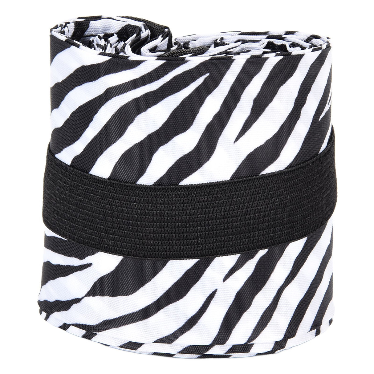 Stylish Reusable Shopping Bag Oxford Cloth Portable Foldable High Capacity Shoulder Bag Waterproof ToteZebra Stripe