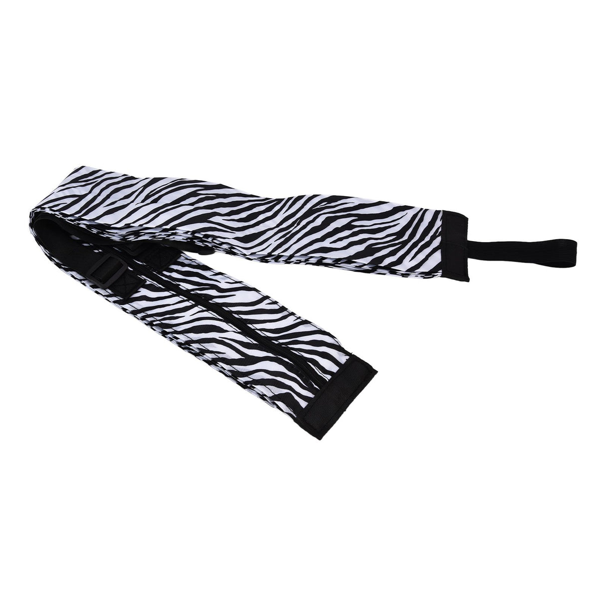 Stylish Reusable Shopping Bag Oxford Cloth Portable Foldable High Capacity Shoulder Bag Waterproof ToteZebra Stripe