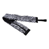 Stylish Reusable Shopping Bag Oxford Cloth Portable Foldable High Capacity Shoulder Bag Waterproof ToteZebra Stripe - Low Angle