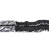 Stylish Reusable Shopping Bag Oxford Cloth Portable Foldable High Capacity Shoulder Bag Waterproof ToteZebra Stripe