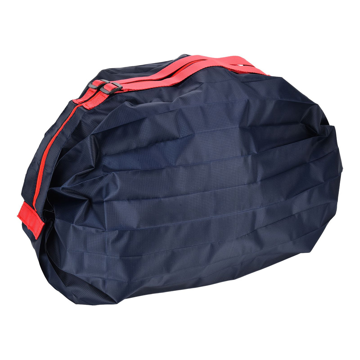 Stylish Reusable Shopping Bag Oxford Cloth Portable Foldable High Capacity Shoulder Bag Waterproof ToteDark Blue
