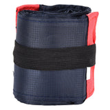 Stylish Reusable Shopping Bag Oxford Cloth Portable Foldable High Capacity Shoulder Bag Waterproof ToteDark Blue