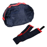 Stylish Reusable Shopping Bag Oxford Cloth Portable Foldable High Capacity Shoulder Bag Waterproof ToteDark Blue - Extra Image
