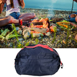 Stylish Reusable Shopping Bag Oxford Cloth Portable Foldable High Capacity Shoulder Bag Waterproof ToteDark Blue - Extra Image