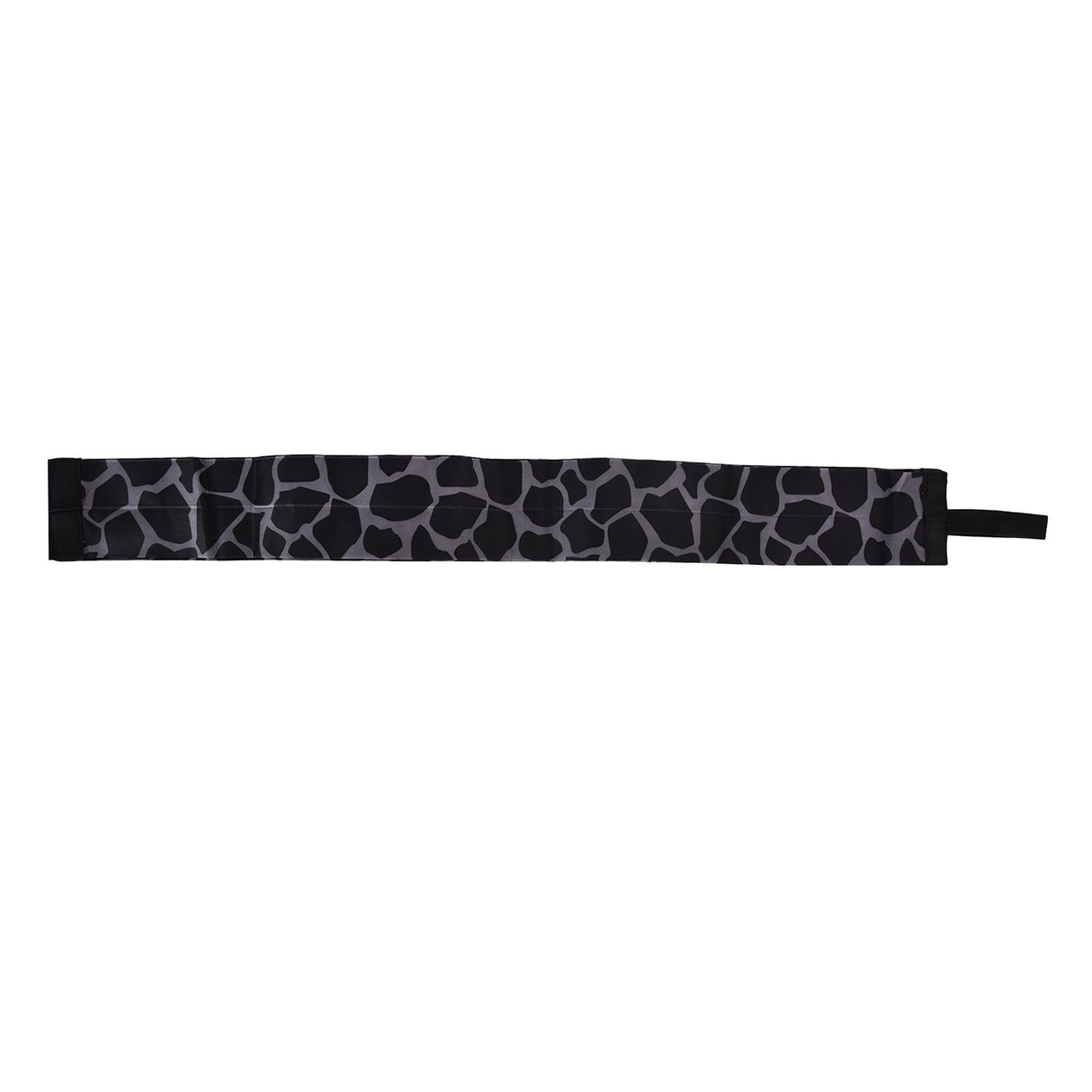 Stylish Reusable Shopping Bag Oxford Cloth Portable Foldable High Capacity Shoulder Bag Waterproof ToteBlack Leopard Print