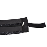 Stylish Reusable Shopping Bag Oxford Cloth Portable Foldable High Capacity Shoulder Bag Waterproof ToteBlack Leopard Print - Extra Image