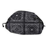 Stylish Shopping Backpacks Foldable Reusable Eco Friendly Grocery Bags for Shopping TravelBlack