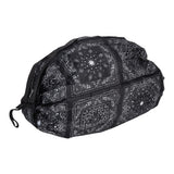 Stylish Shopping Backpacks Foldable Reusable Eco Friendly Grocery Bags for Shopping TravelBlack