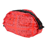 Stylish Shopping Backpacks Foldable Reusable Eco Friendly Grocery Bags for Shopping TravelRed