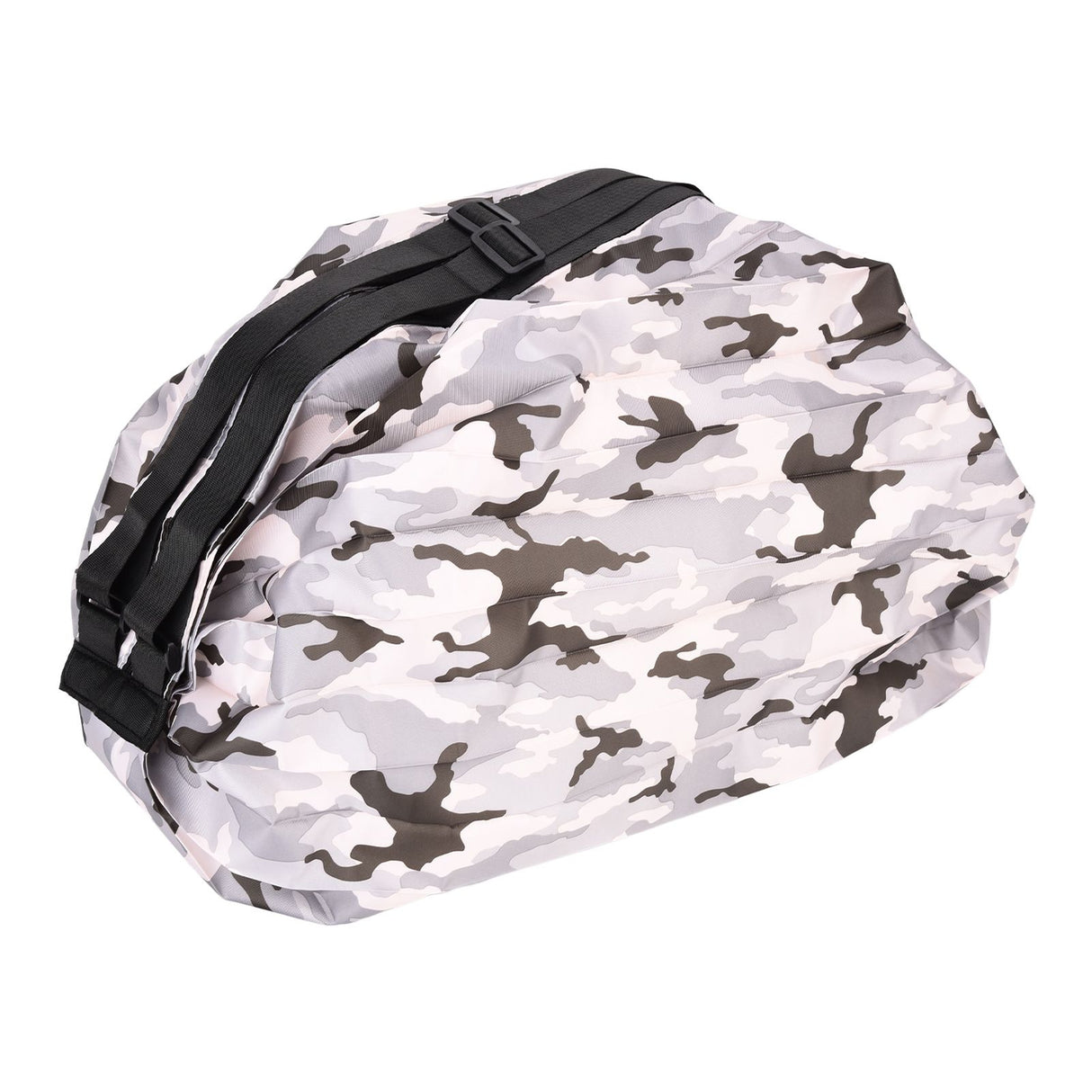 Stylish Shopping Backpacks Foldable Reusable Eco Friendly Grocery Bags for Shopping TravelGrey Camouflage