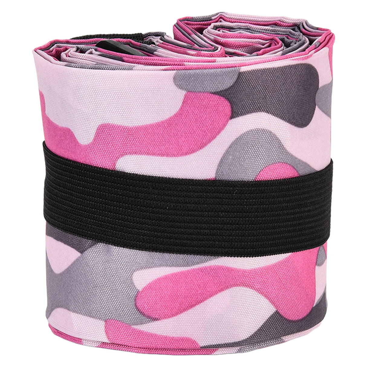 High Capacity Storage Bag Travel Single Shoulder Waterproof Shopping Bag Portable Folding Storage BagRose Red Camouflage