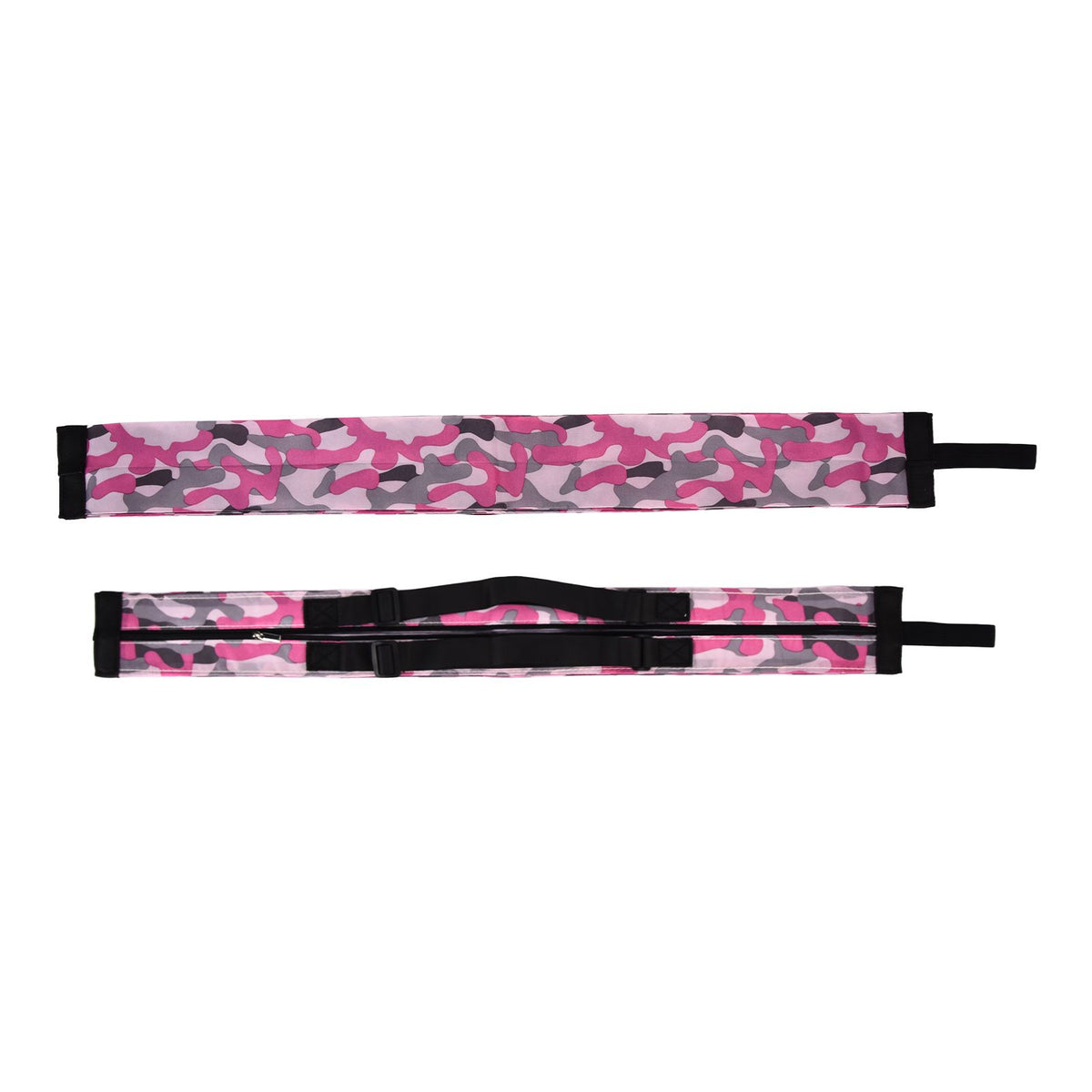 High Capacity Storage Bag Travel Single Shoulder Waterproof Shopping Bag Portable Folding Storage BagRose Red Camouflage