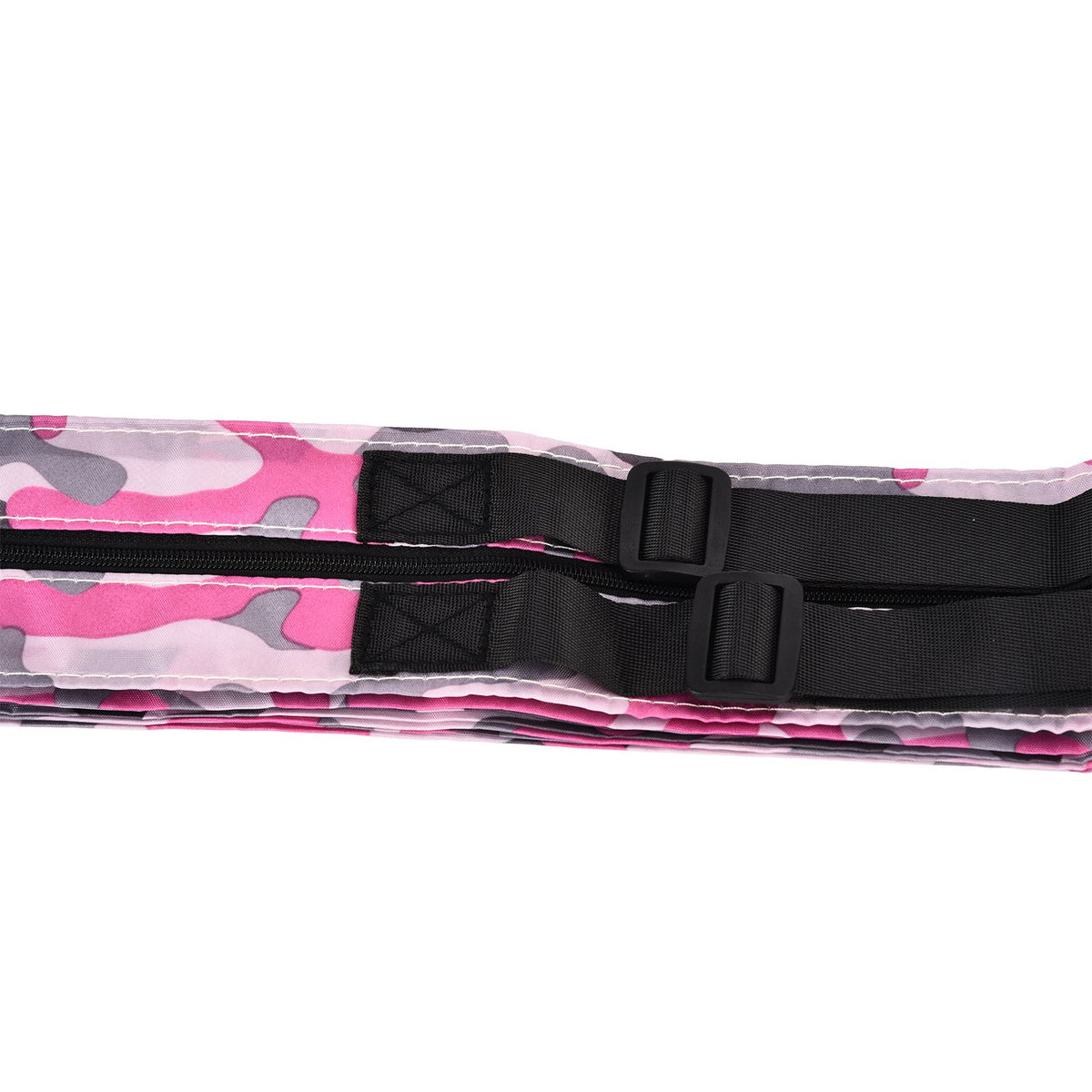 High Capacity Storage Bag Travel Single Shoulder Waterproof Shopping Bag Portable Folding Storage BagRose Red Camouflage