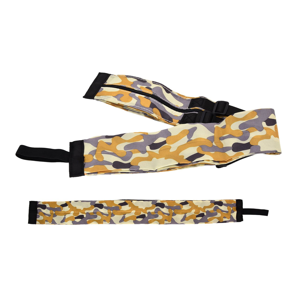 High Capacity Storage Bag Travel Single Shoulder Waterproof Shopping Bag Portable Folding Storage BagYellow Camouflage