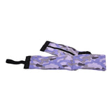 High Capacity Storage Bag Travel Single Shoulder Waterproof Shopping Bag Portable Folding Storage BagPurple Camouflage - Rear View