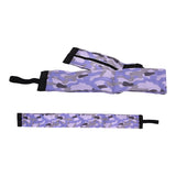 High Capacity Storage Bag Travel Single Shoulder Waterproof Shopping Bag Portable Folding Storage BagPurple Camouflage - Extra Image