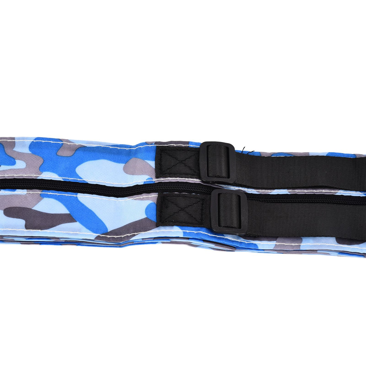 High Capacity Storage Bag Travel Single Shoulder Waterproof Shopping Bag Portable Folding Storage BagBlue Camouflage