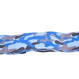 High Capacity Storage Bag Travel Single Shoulder Waterproof Shopping Bag Portable Folding Storage BagBlue Camouflage - Extra Image
