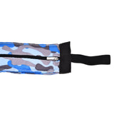 High Capacity Storage Bag Travel Single Shoulder Waterproof Shopping Bag Portable Folding Storage BagBlue Camouflage - Extra Image