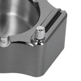 Cigarette Ashtray Stainless Steel Match Lighter Cigarette Ashtray for Home Office DecorationBlack - Extra Image