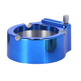Cigarette Ashtray Stainless Steel Match Lighter Cigarette Ashtray for Home Office DecorationBlue