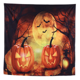 Halloween Tapestry Wall Hanging Mat Carpet Background Decoration Home Party Photo Studio Supplies150x150cm / 59.1x59.1in
