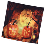Halloween Tapestry Wall Hanging Mat Carpet Background Decoration Home Party Photo Studio Supplies150x150cm / 59.1x59.1in - Front View