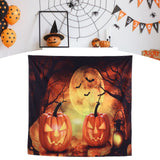 Halloween Tapestry Wall Hanging Mat Carpet Background Decoration Home Party Photo Studio Supplies150x150cm / 59.1x59.1in